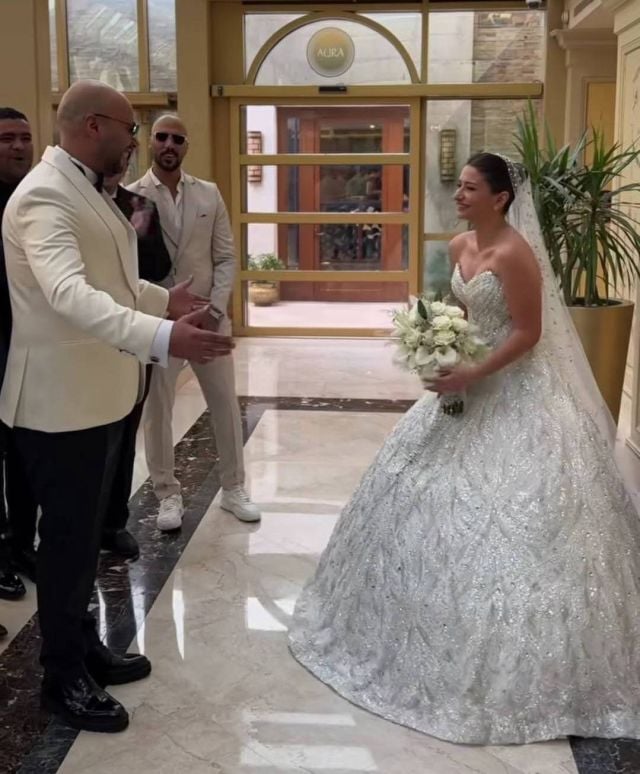 حاتم صلاح وعروسه