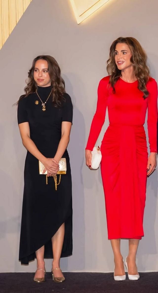 الملكة رانيا والأميرة سلمى