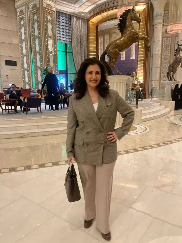 يارا صبري بين نجوم الدراما السورية في الرياض