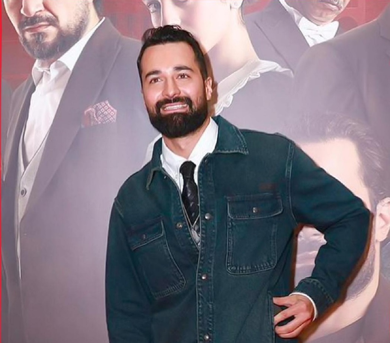 أحمد حاتم في العرض الخاص لفيلم قصر الباشا