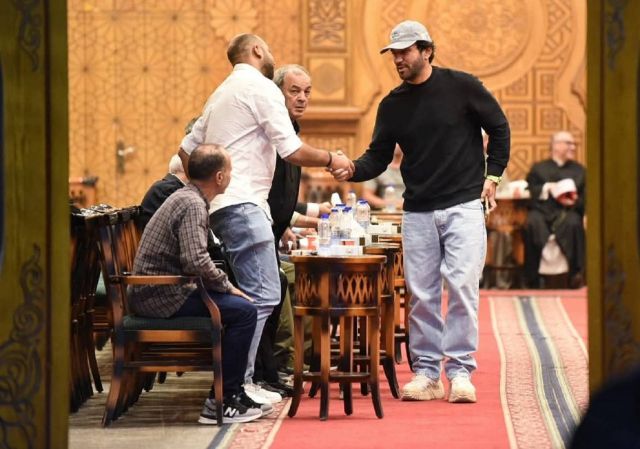 نجوم مصر في عزاء السيناريست أحمد عبدالله