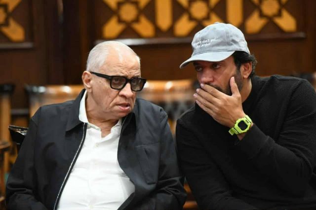 نجوم مصر في عزاء السيناريست أحمد عبدالله