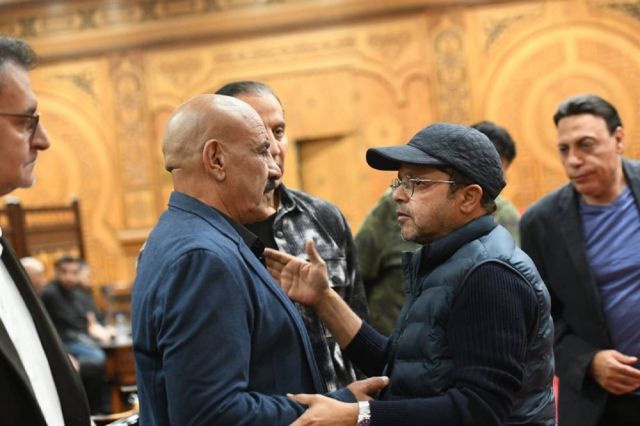 نجوم مصر في عزاء السيناريست أحمد عبدالله
