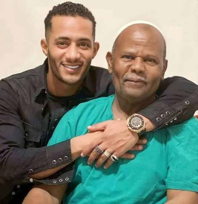 محمد رمضان ووالده