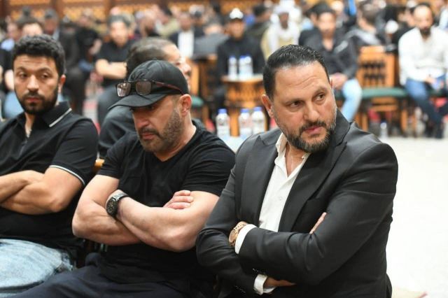 أحمد السقا وعماد زيادة في العزاء