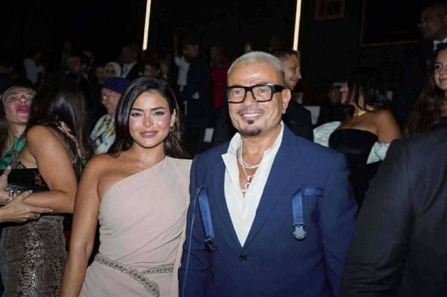 أسماء جلال وعمرو دياب