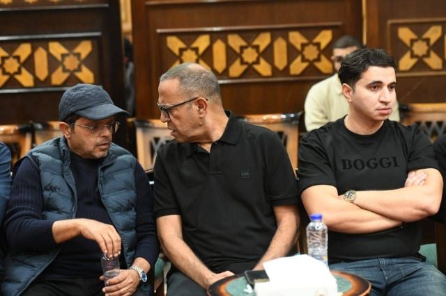 نجوم مصر في عزاء السيناريست أحمد عبدالله