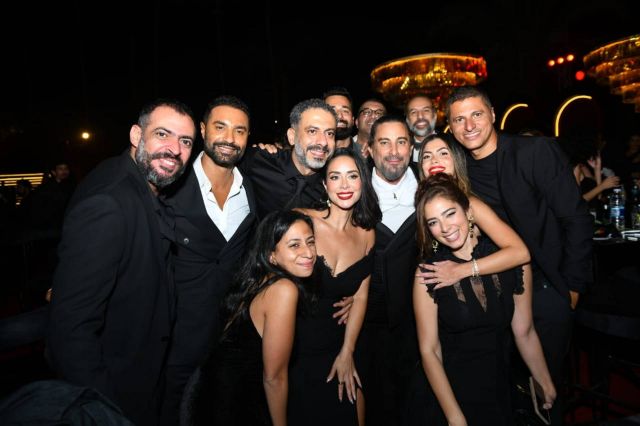 نجوم الفن يحتفلون بزفاف هادي الباجوري