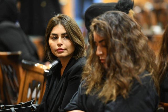 منة فضالي في العزاء