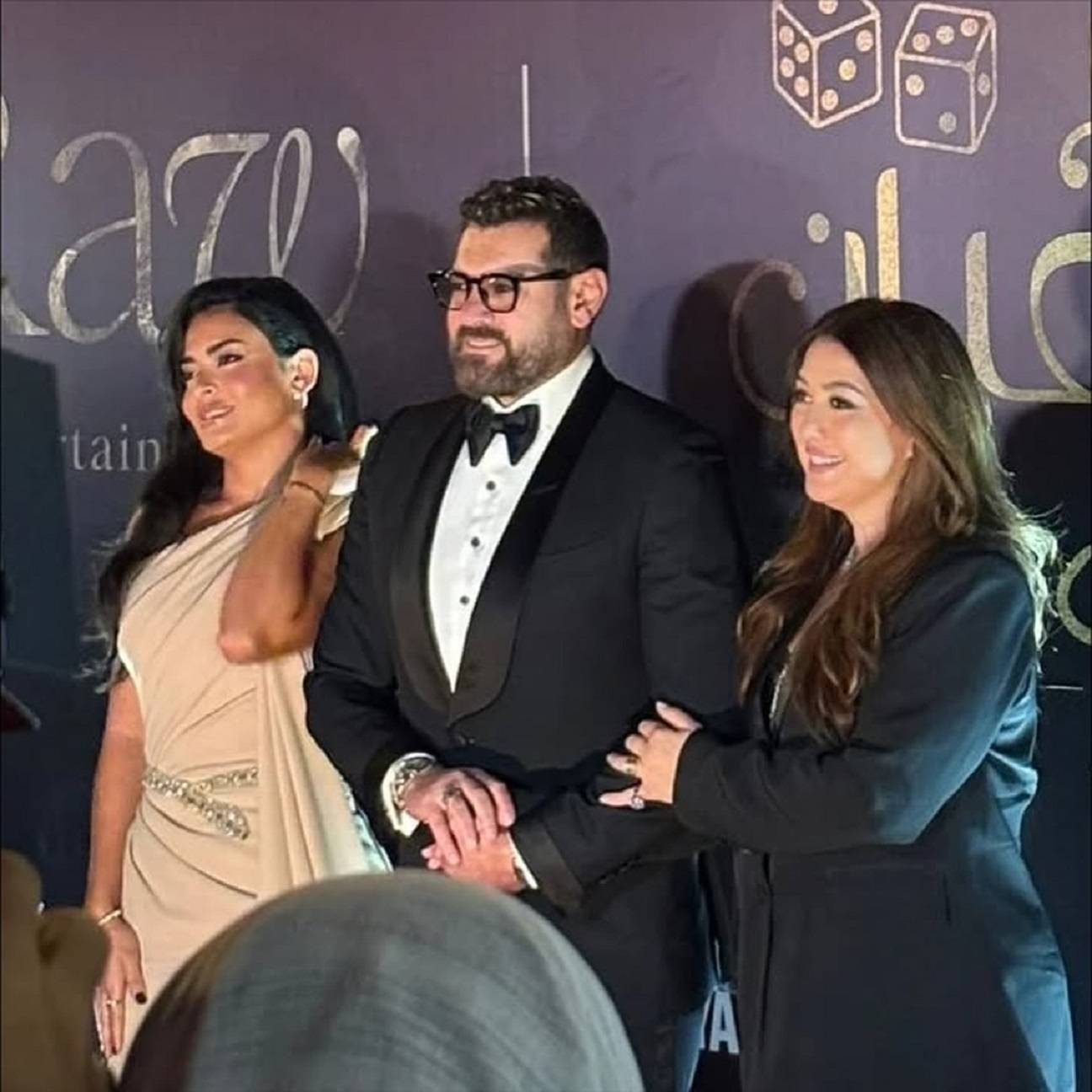 كندة علوش تساند عمرو يوسف في العرض الخاص لفيلمه