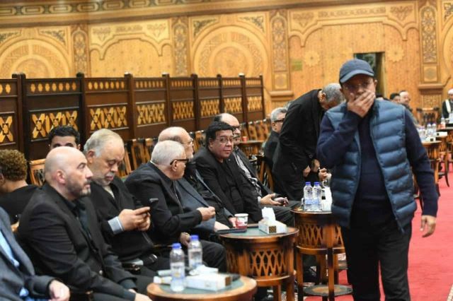 نجوم مصر في عزاء السيناريست أحمد عبدالله