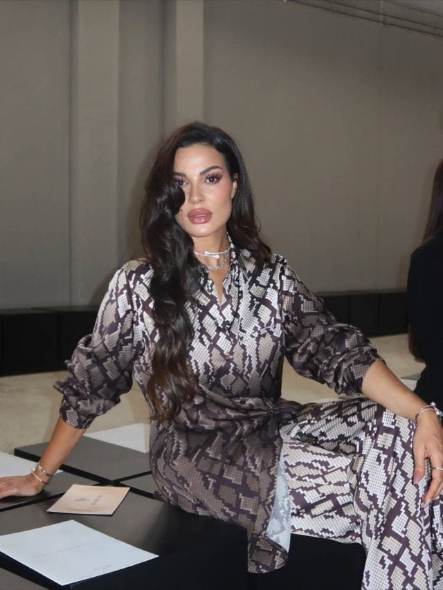 نادين نسيب نجيم بإطلالة من ستيلا ماكارتني Stella McCartney في ختام 