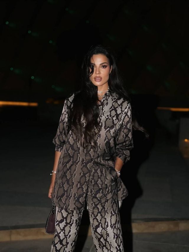 نادين نسيب نجيم بإطلالة من ستيلا ماكارتني Stella McCartney في ختام 