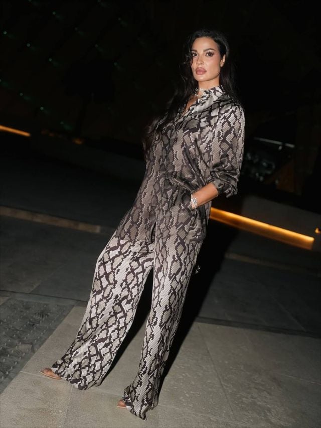 نادين نسيب نجيم بإطلالة من ستيلا ماكارتني Stella McCartney في ختام 