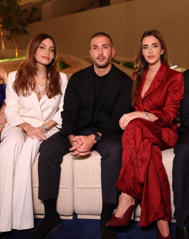 زين قطامي برفقة سيليو صعب وكارن وازن