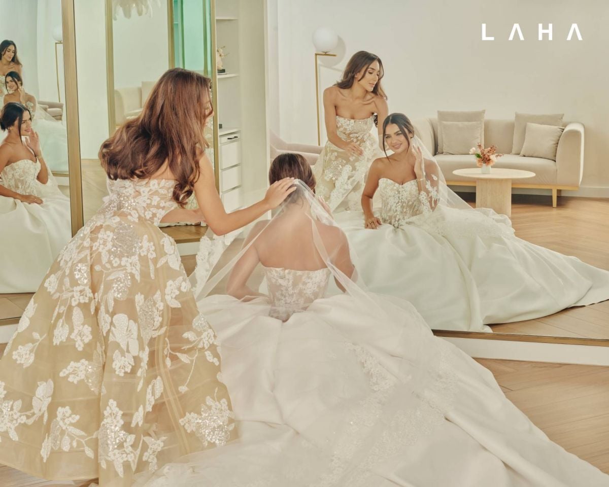 ديانا سمان ومرام زبيدة... حوار يجمع البساطة والرومانسية والثقة مع The Bridal Atelier