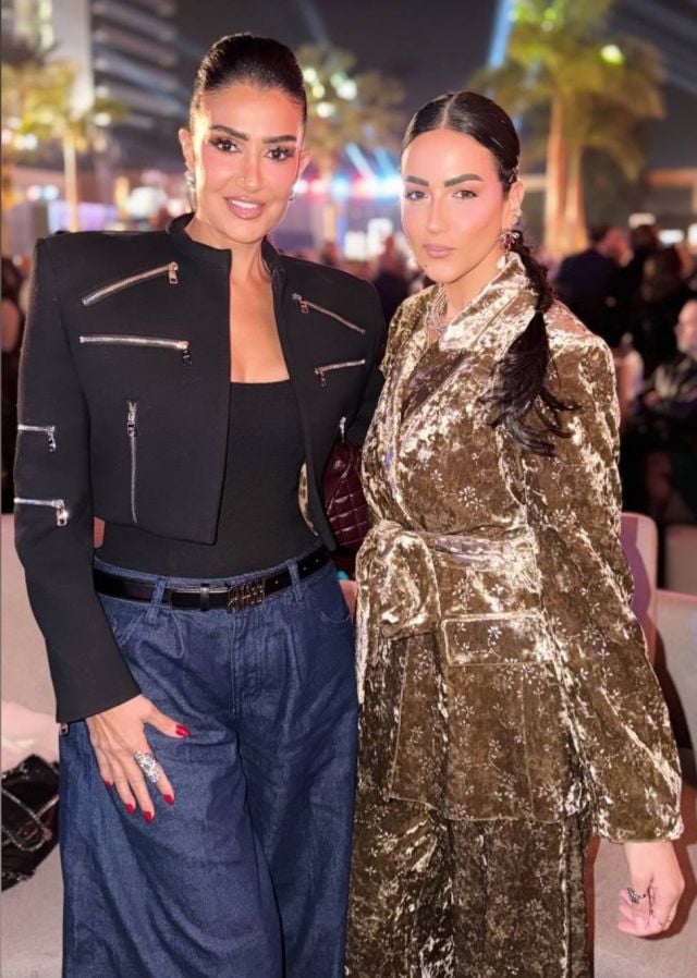 غادة عبد الرازق وياسمين عبيد في حفل 
