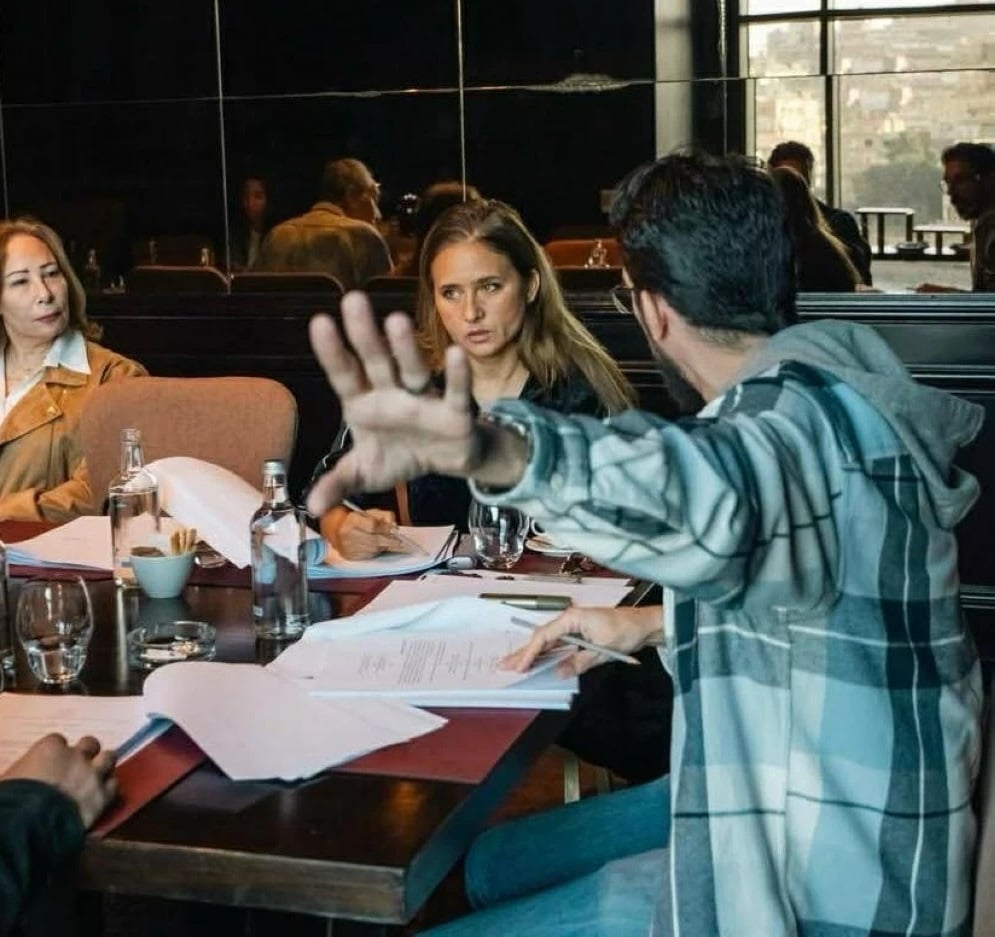 نيللي كريم في جلسة تحضير للمسلسل نيللي كريم في جلسة تحضير للمسلسل