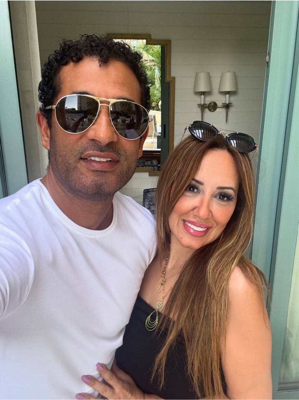عمرو سعد وزوجته شيماء فوزي