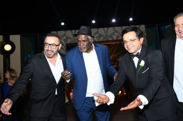 محمد هنيدي وأحمد السقا وسعيد حامد