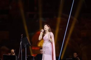 آمال ماهر وبهاء سلطان في ليلة استثنائية بقصر القبة (فيديو وصور)