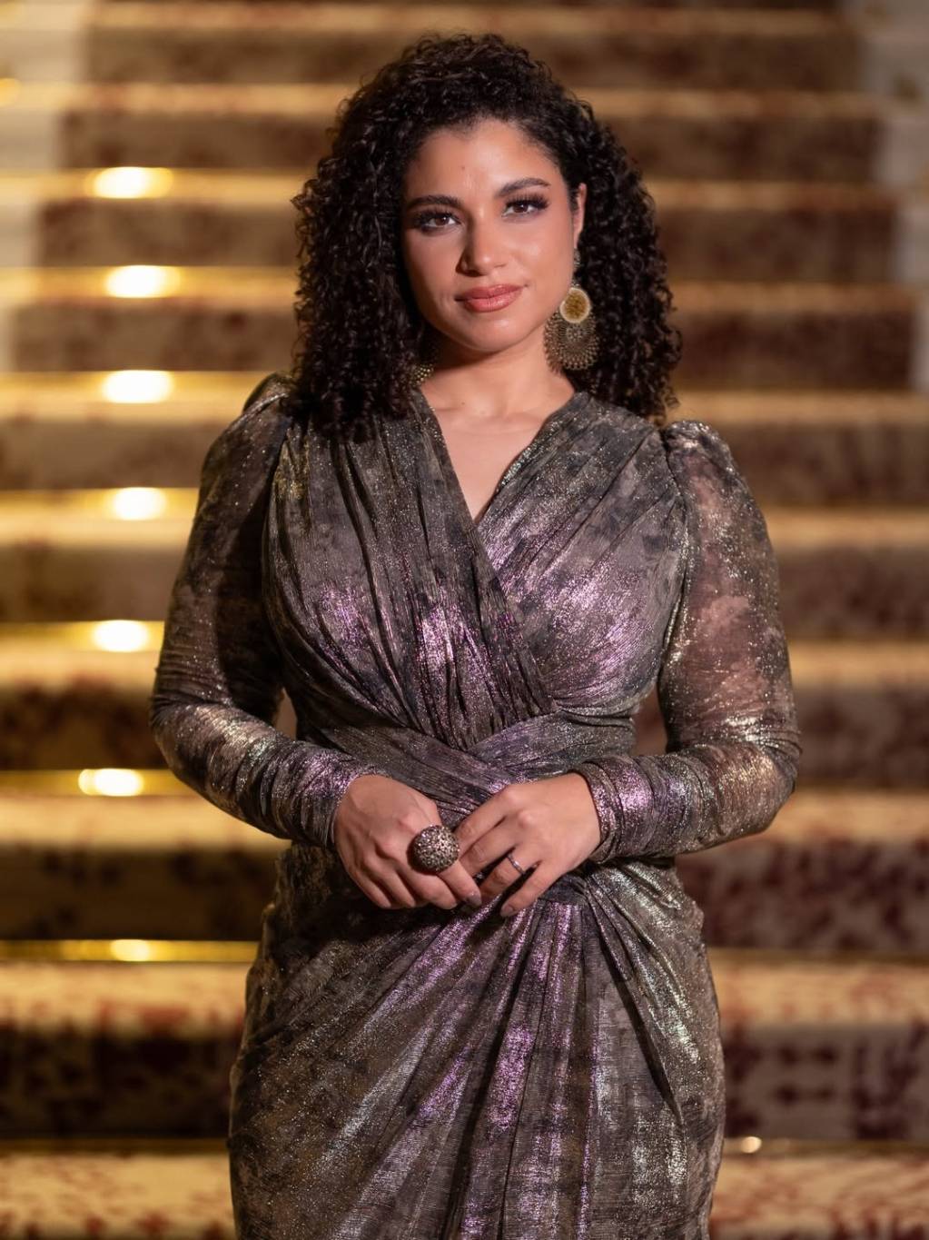 نسمة محجوب مدربة منى زكي في تقديم أغاني فيلم 