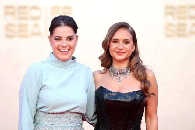 نيللي كريم ولبلبة في العرض الأول لفيلمهما بعد غياب بطله (صور)