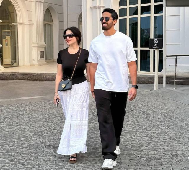 مي عز الدين وأحمد تيمور