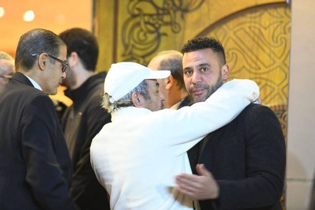 علاء مرسي يواسي محمد إمام