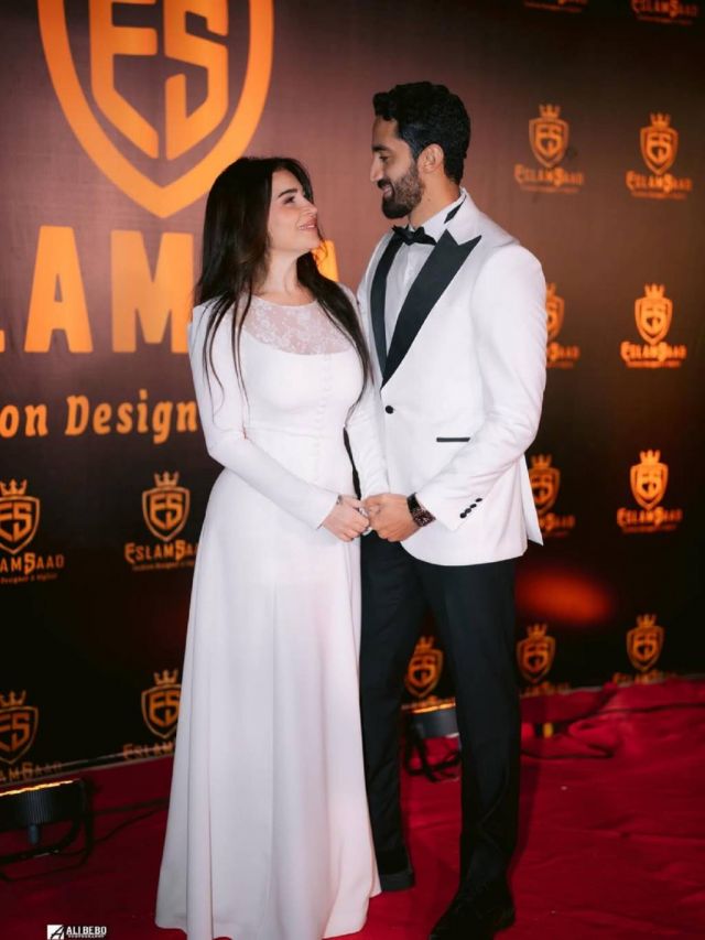 مي عز الدين وأحمد تيمور ولحظات رومانسية