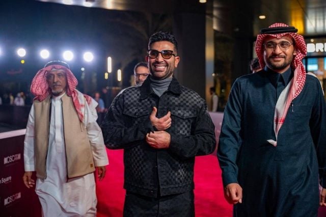 أحمد سعد في العرض الخاص لفيلم 