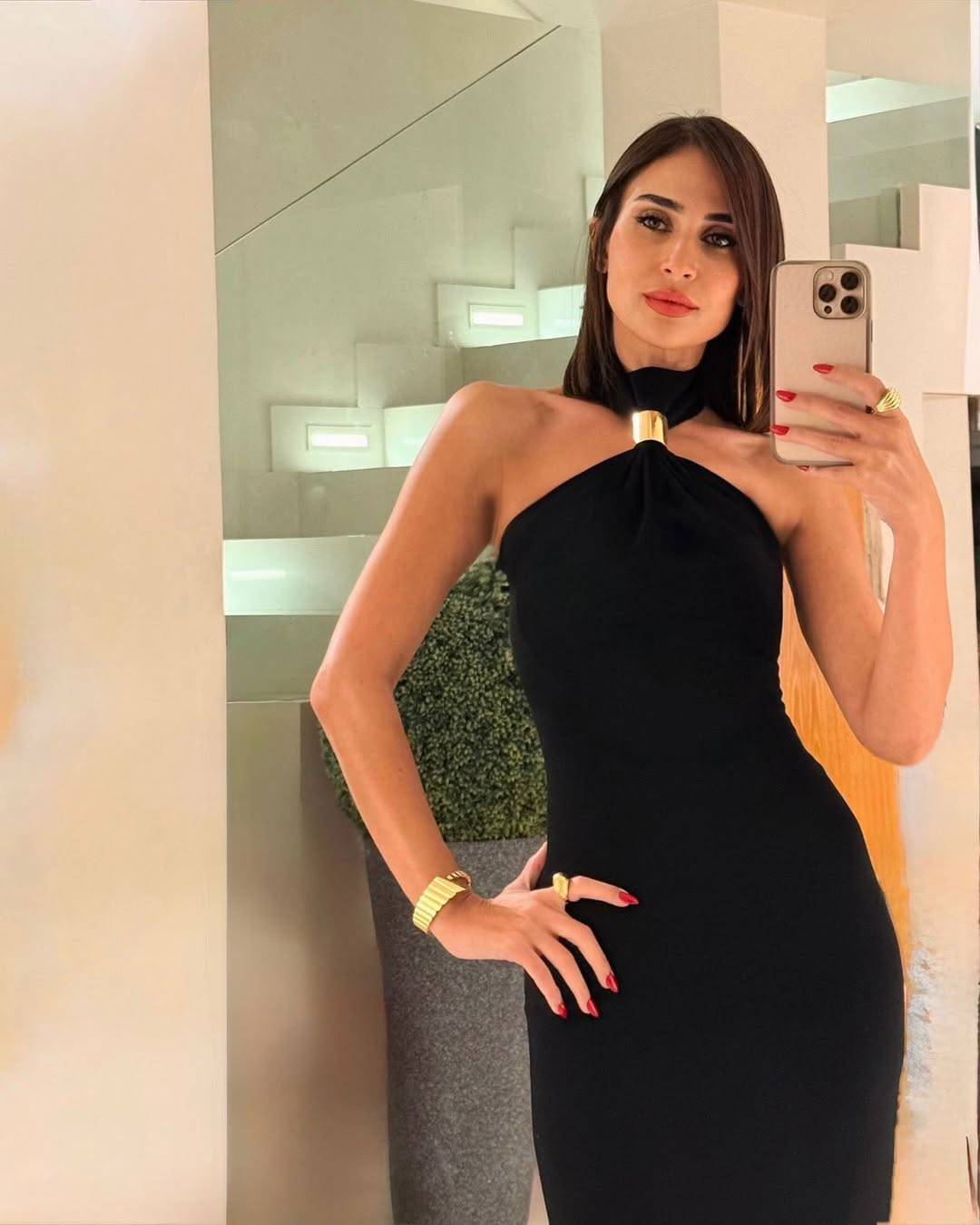 آن الرفاعي في ظهورها الأول بعد الطلاق بفستان مصمَّم خصيصاً لها 