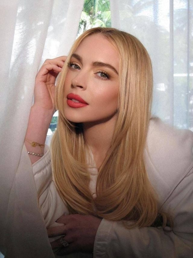 ليندسي لوهان في لقطة مقرّبة