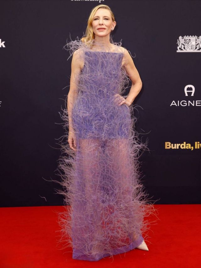 فستان كيت بلانشيت الشفّاف المنحوت مصنوع من 