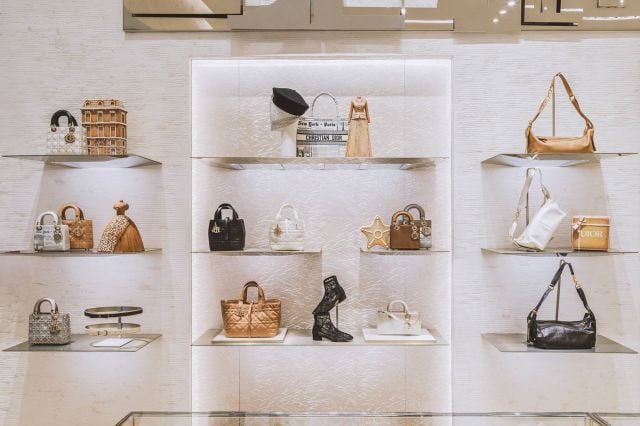 الديكور الساحر لبوتيك Dior في دبي مول