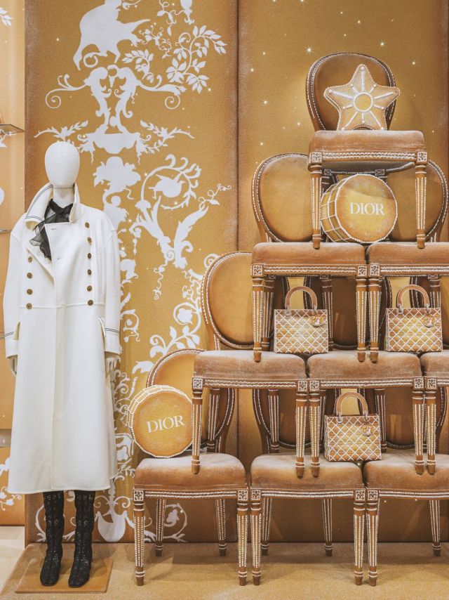 الديكور الساحر لبوتيك Dior في دبي مول