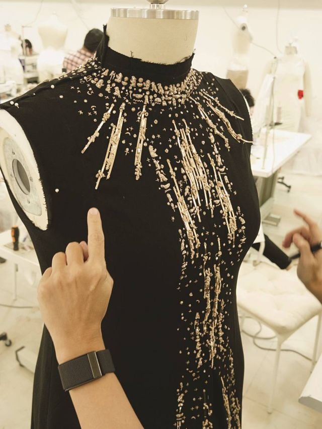 تصميم فستان انتصار السيسي