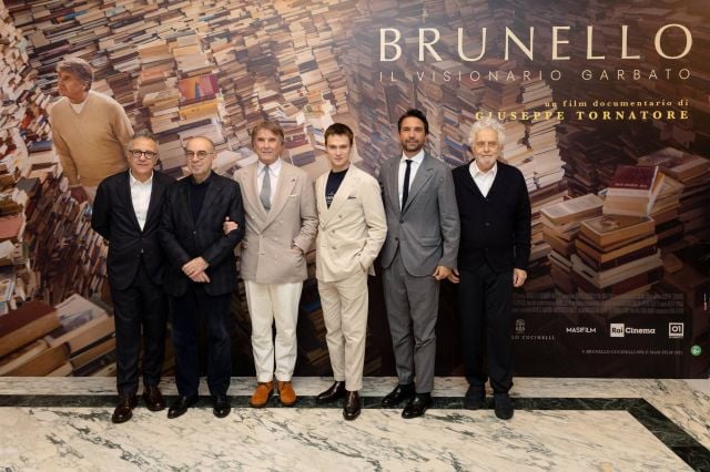 Paolo Del Brocco, Giuseppe Tornatore, Brunello Cucinelli, Saul Nanni, Massimiliano  Di Lodovico, Nicola Piovani