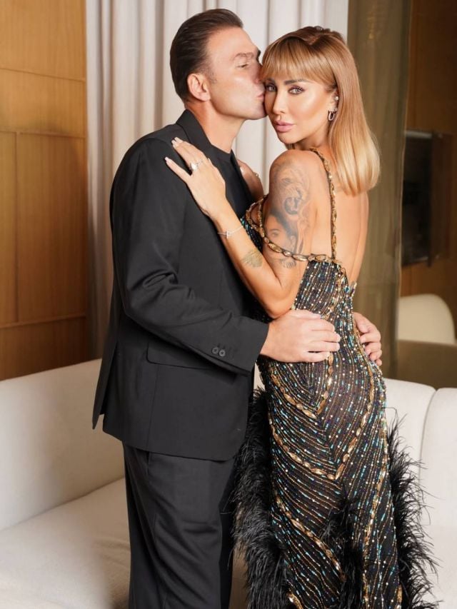 جويل ماردينيان تبهر الجمهور بفستان مرصّع