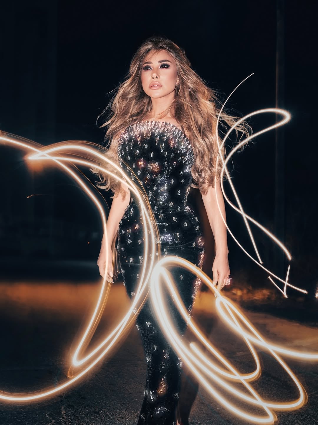 إطلالة نجوى كرم في قطر بفستان جان لويس صبجي إطلالة نجوى كرم في قطر بفستان جان لويس صبجي