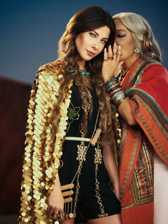 نانسي عجرم تختار الفخامة الكلاسيكية بإطلالة احتفالية مميزة