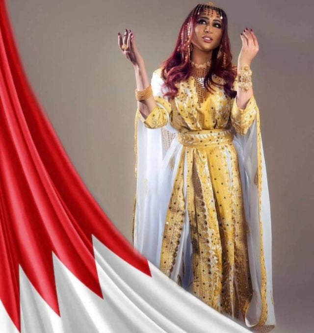 إطلالة شرقية أنيقة لشيماء سبت تعكس فخرها بالوطن