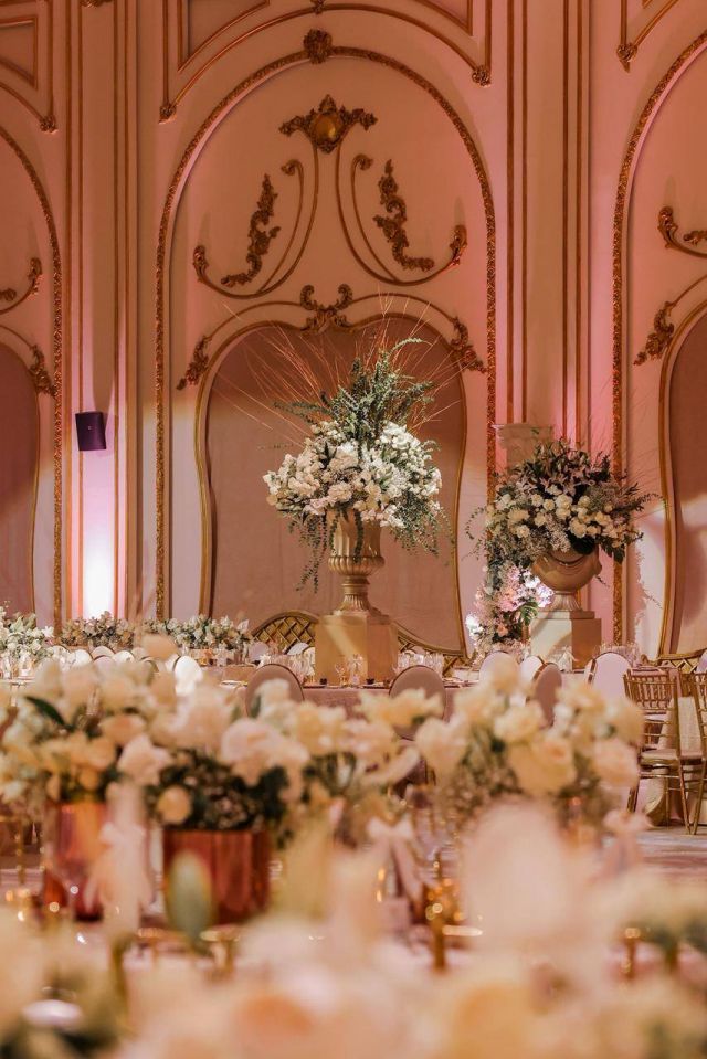 من ديكور الزفاف