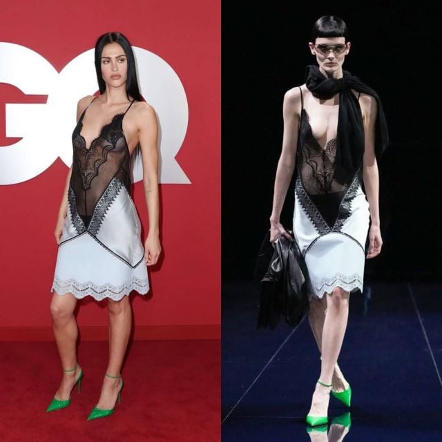 أميليا غراي  بفستان من مجموعة Tom Ford توم فورد لربيع 2026