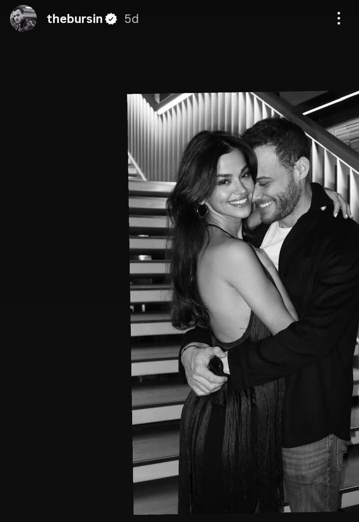 كرم بورسين مع حبيبته الجديدة