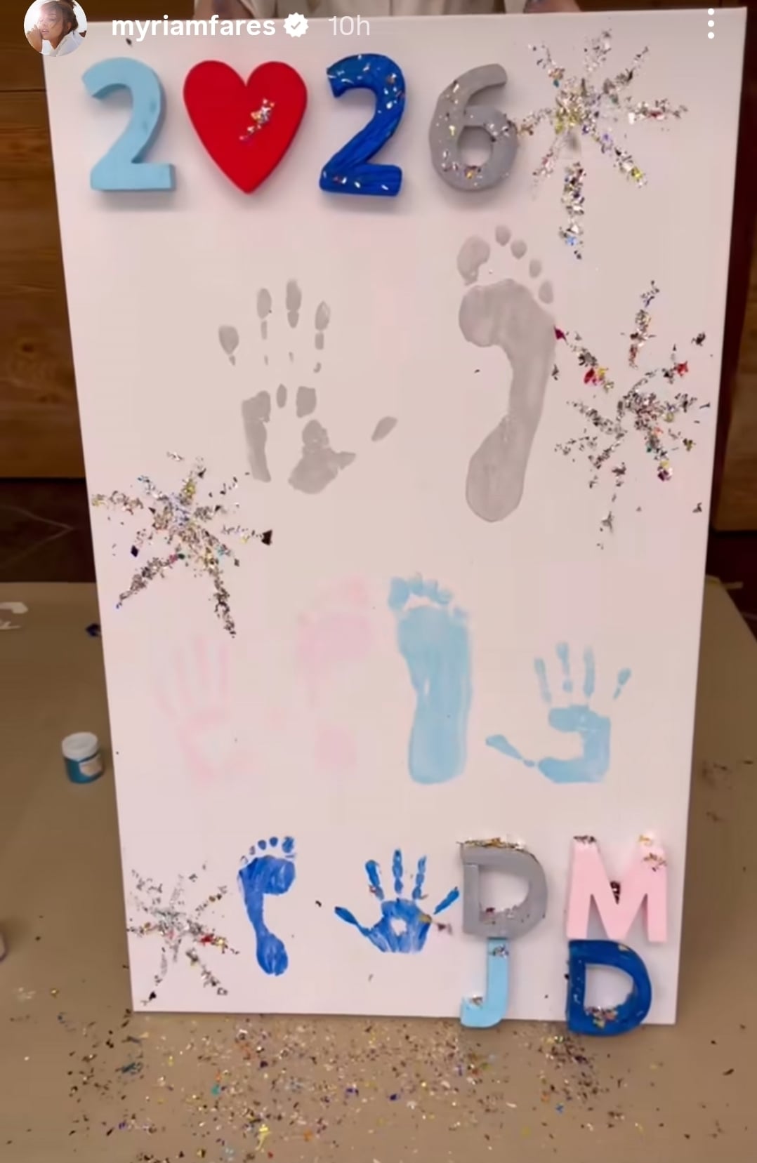 منشور ميريام فارس لرأس السنة منشور ميريام فارس لرأس السنة