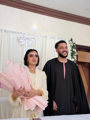 ويجز يعلن مفاجأة عن عروسه بعد كشف هويتها 