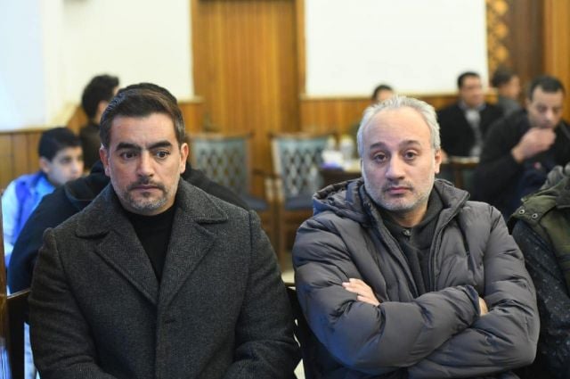 هاني سلامة في العزاء