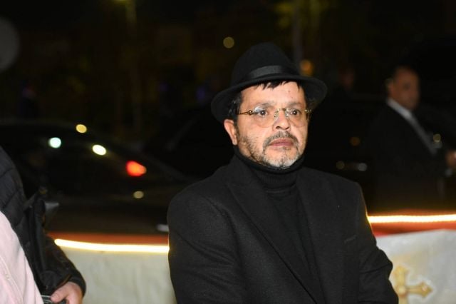 محمد هنيدي في العزاء