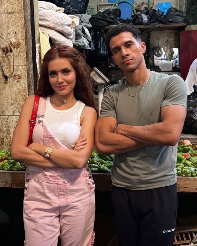 جيهان الشماشرجي وعصام عمر